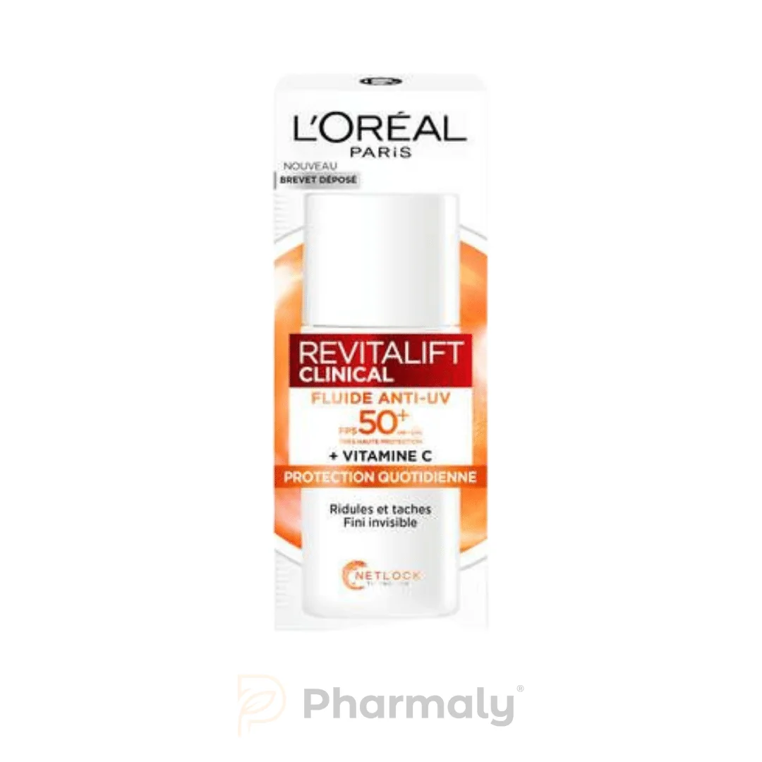  L’Oreal Revitalift Clinical Fluide Spf 50 - produit parapharmaceutique authentique | Parapharmacie Si Ahmed