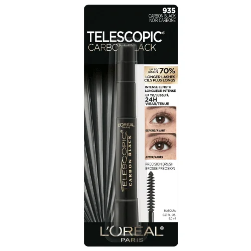  l’oréal Telescopic Carbon Black Mascara 8Ml - produit parapharmaceutique authentique | Parapharmacie Si Ahmed