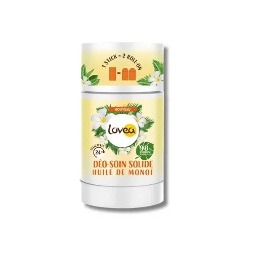  Lovea Déo Soin Solide Huile De Monoï 50G - produit parapharmaceutique authentique | Parapharmacie Si Ahmed