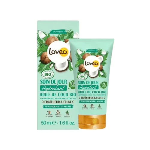  Lovea Soin De Jour Hydratant Huile De Coco 50Ml - produit parapharmaceutique authentique | Parapharmacie Si Ahmed