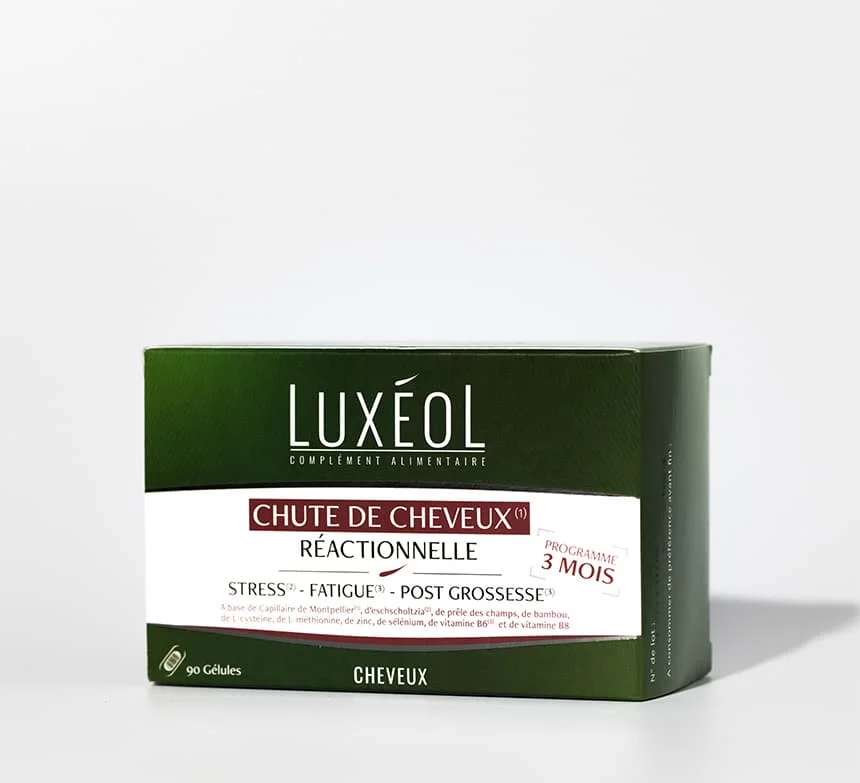  Luxeol Chute De Cheveux B/90Gel - produit parapharmaceutique authentique | Parapharmacie Si Ahmed
