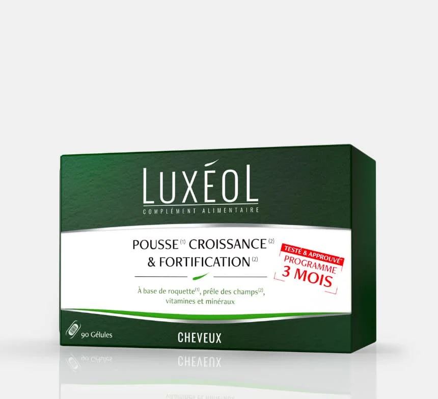  Luxeol Pousse Croissance &Amp; Fortification Gel B/90 - produit parapharmaceutique authentique | Parapharmacie Si Ahmed