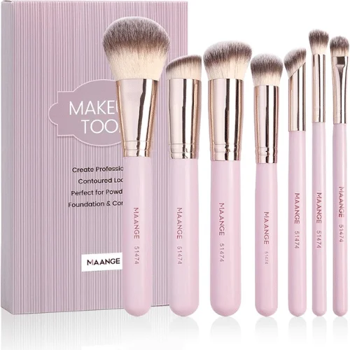  Maange Pro Makeup Brush Set 7 Pcs - produit parapharmaceutique authentique | Parapharmacie Si Ahmed