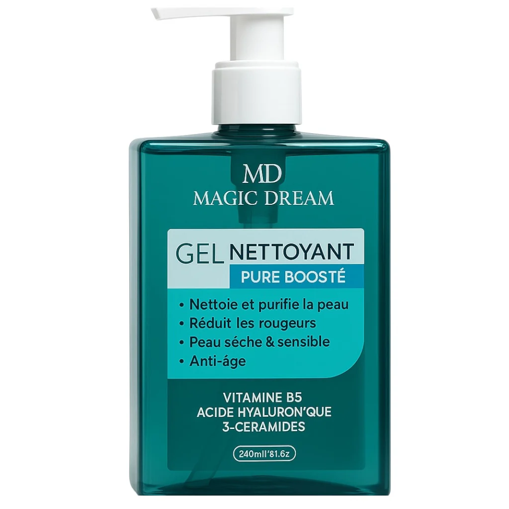 Magic Dream Gel Nettoyant Pure Booste Peaux Seches 240Ml