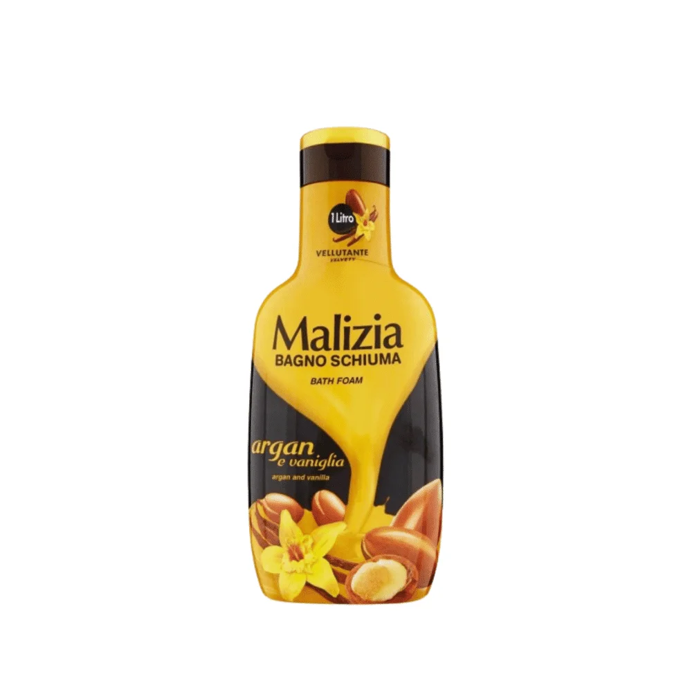  Malizia Gel Douche Argan Et Vanille 1L - produit parapharmaceutique authentique | Parapharmacie Si Ahmed