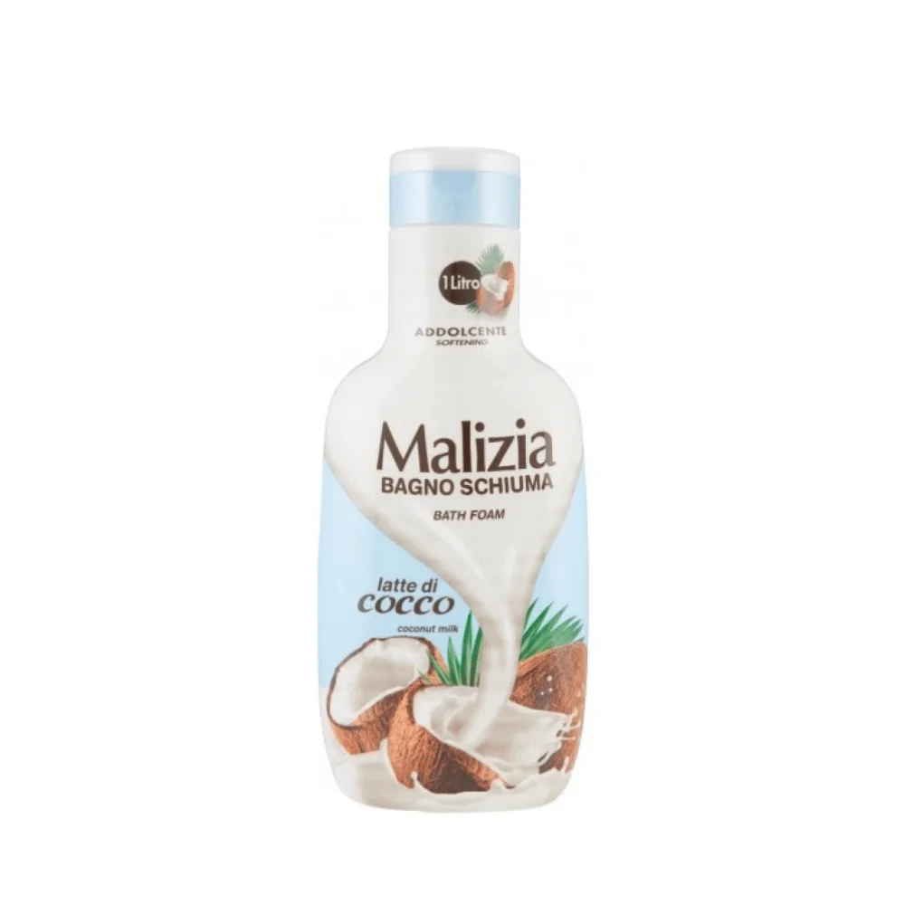  Malizia Gel Douche Lait De Coco 1L - produit parapharmaceutique authentique | Parapharmacie Si Ahmed