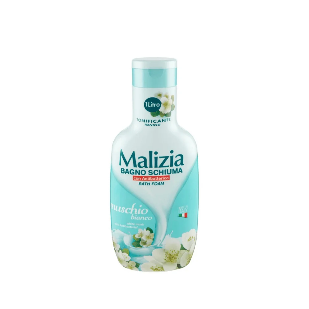  Malizia Gel Douche Musc Blanc 1L - produit parapharmaceutique authentique | Parapharmacie Si Ahmed