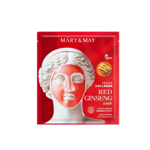  Mary&Amp;May Red Ginseng Mask 30Gr - produit parapharmaceutique authentique | Parapharmacie Si Ahmed