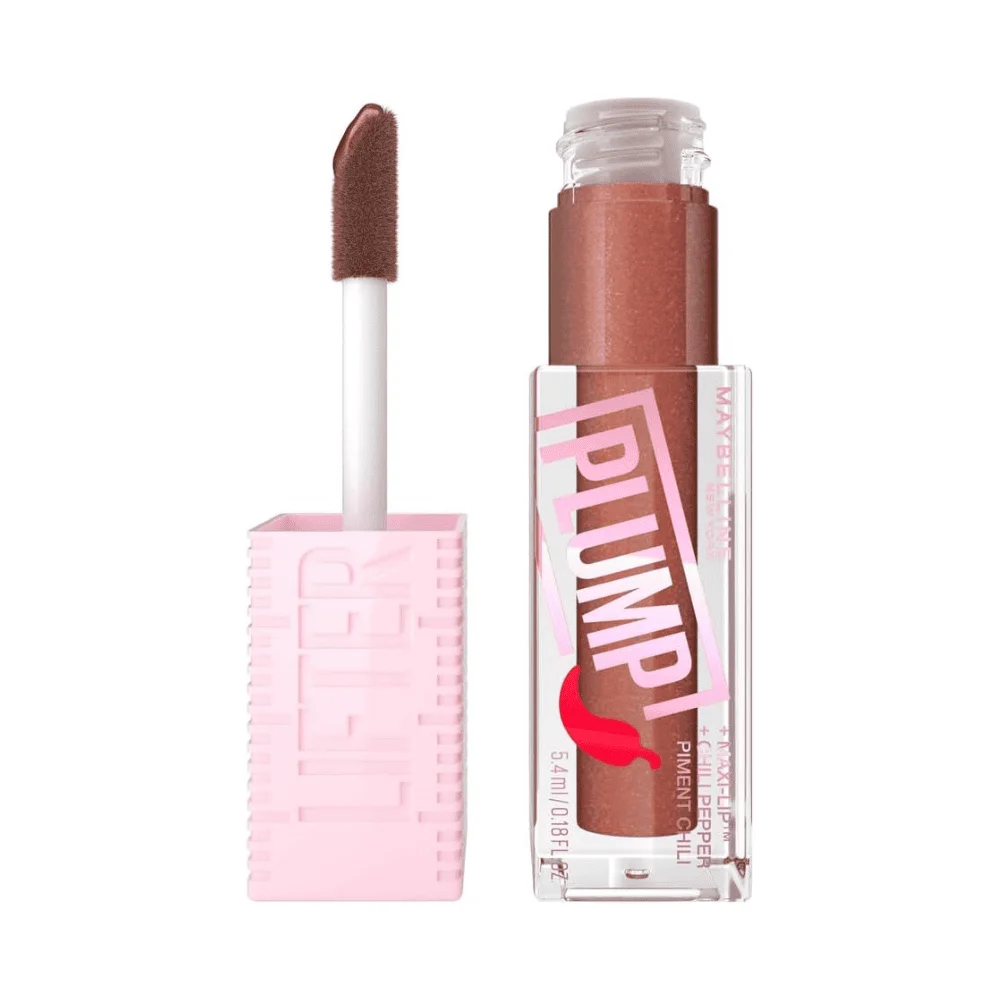  Maybelline Lifter Plump Gloss 007 Cocoa Zing 5.4Ml - produit parapharmaceutique authentique | Parapharmacie Si Ahmed