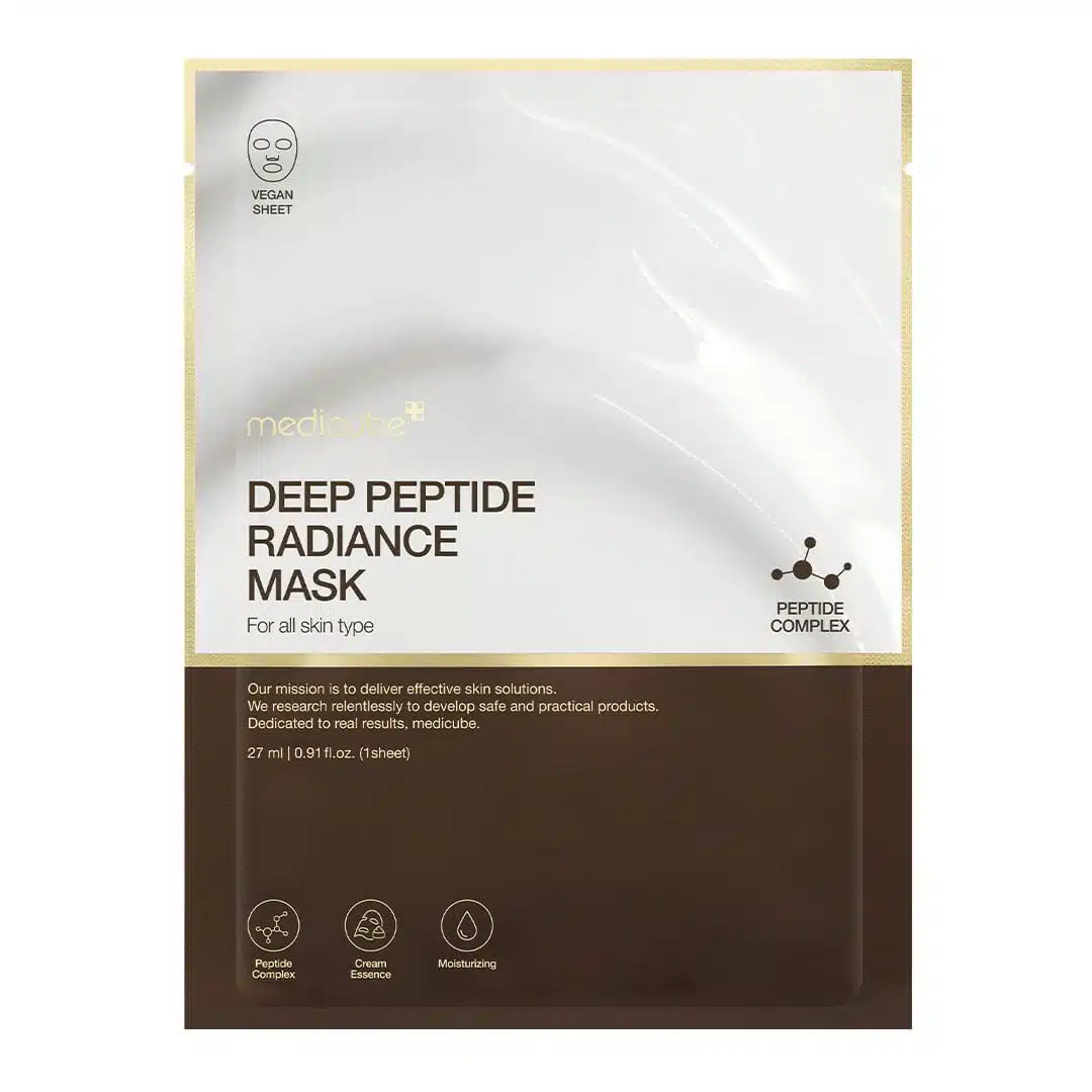  Medicube Deep Peptide Radiance Mask 27Ml - produit parapharmaceutique authentique | Parapharmacie Si Ahmed