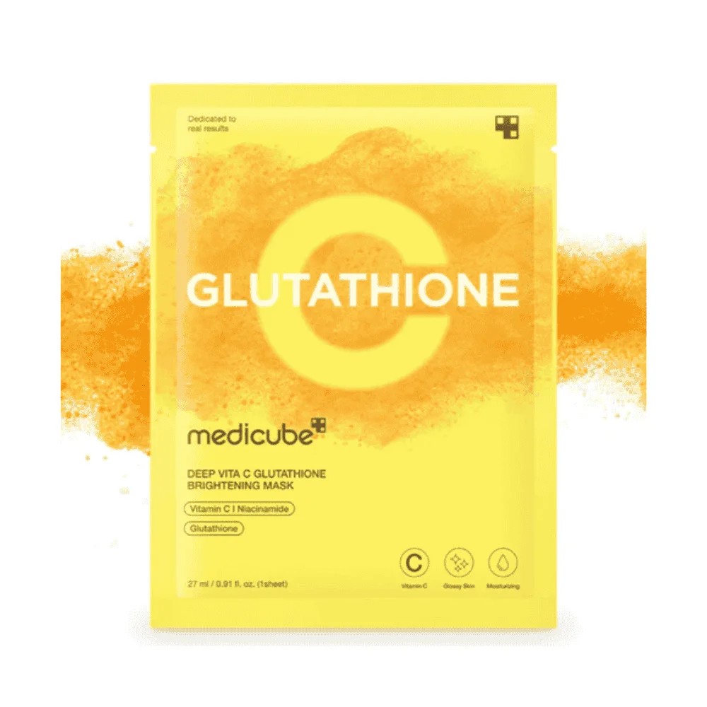  Medicube Deep Vita C Glutathione Mask 27Ml - produit parapharmaceutique authentique | Parapharmacie Si Ahmed