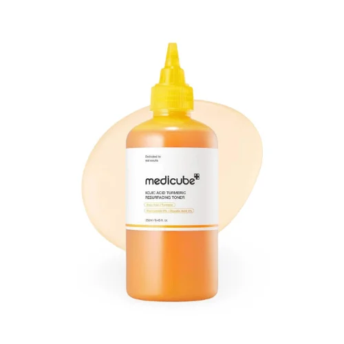  Medicube Kojic Acid Turmeric Resurfacing Toner 250ml - produit parapharmaceutique authentique | Parapharmacie Si Ahmed