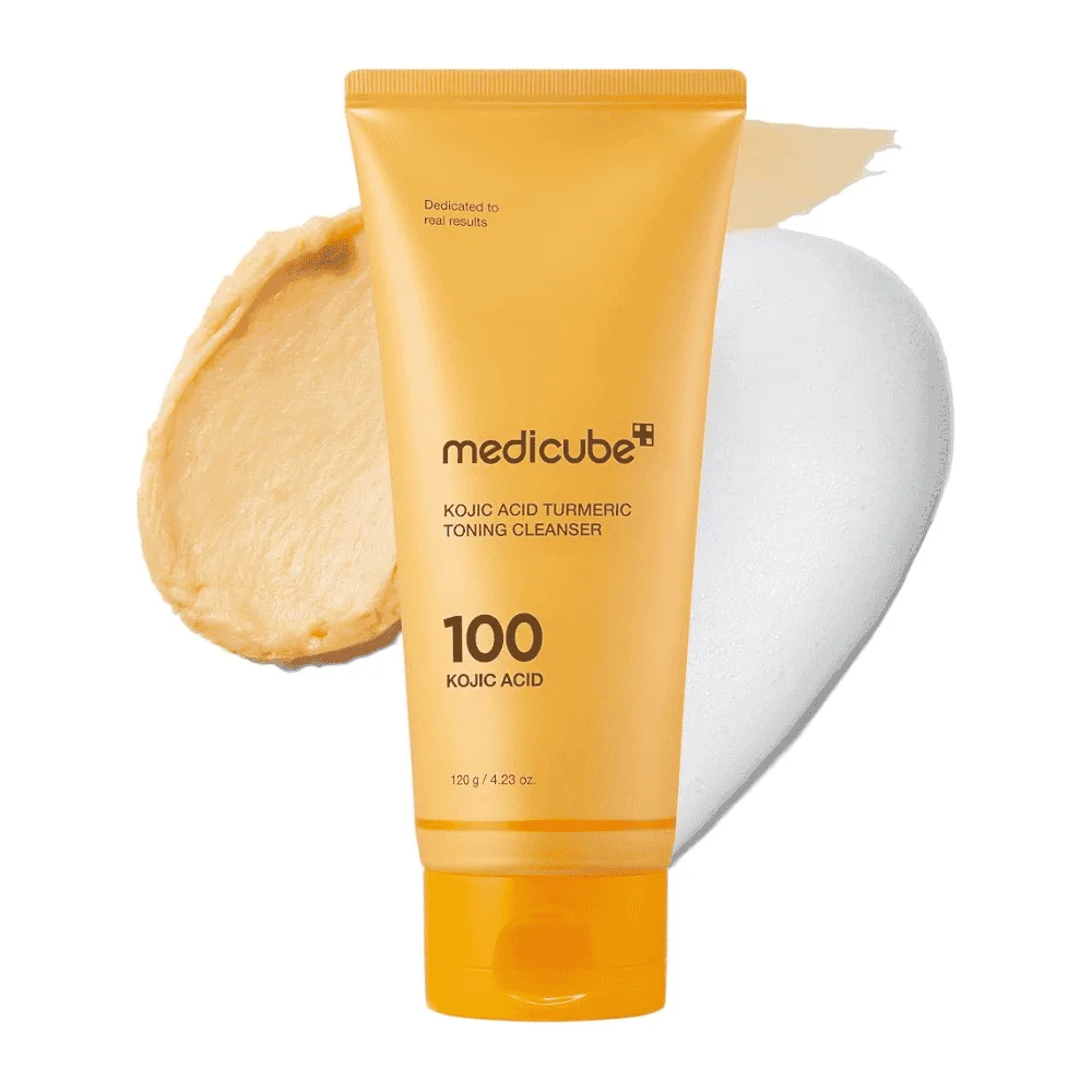  Medicube Kojic Acid Turmeric Toning Cleanser 120Gr - produit parapharmaceutique authentique | Parapharmacie Si Ahmed