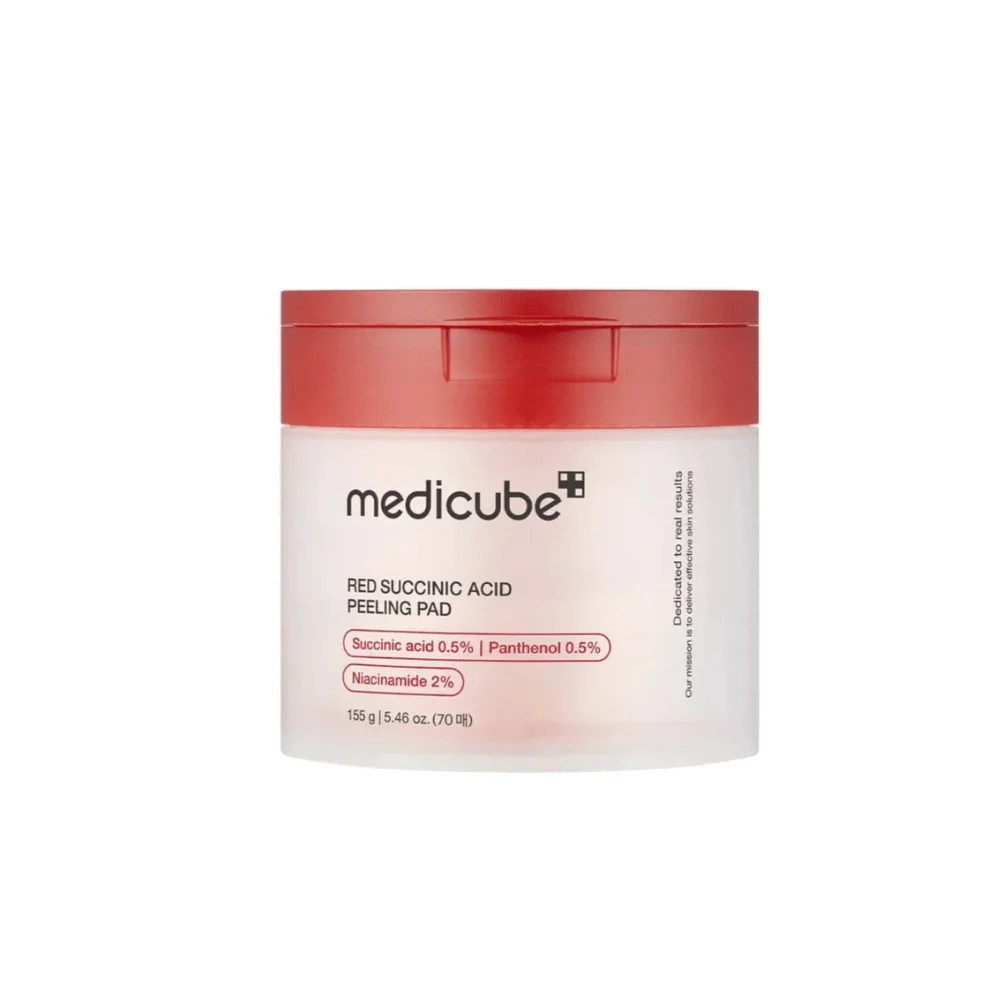  Medicube Red Succinic Acid Peeling Pad 155G - produit parapharmaceutique authentique | Parapharmacie Si Ahmed