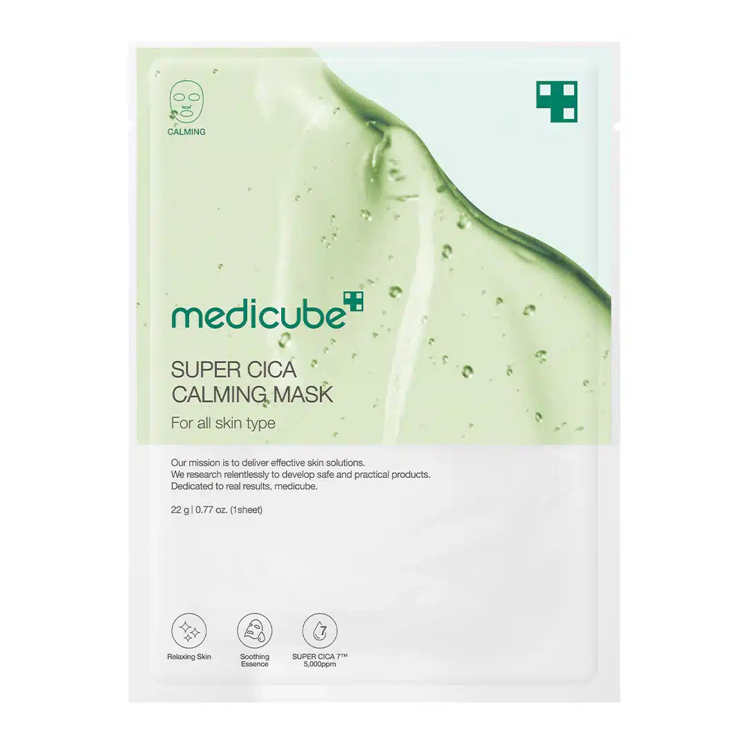  Medicube Super Cica Calming Mask 22G - produit parapharmaceutique authentique | Parapharmacie Si Ahmed