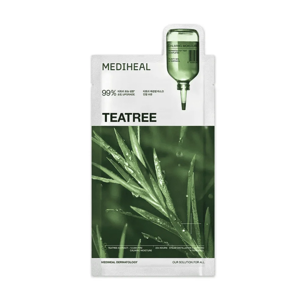  Mediheal 98% Teatree Essential Mask Calming Moisture 24Ml - produit parapharmaceutique authentique | Parapharmacie Si Ahmed