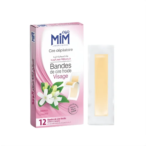  Mim Bandes De Cire Froide Visage Jasmin 12Pcs - produit parapharmaceutique authentique | Parapharmacie Si Ahmed