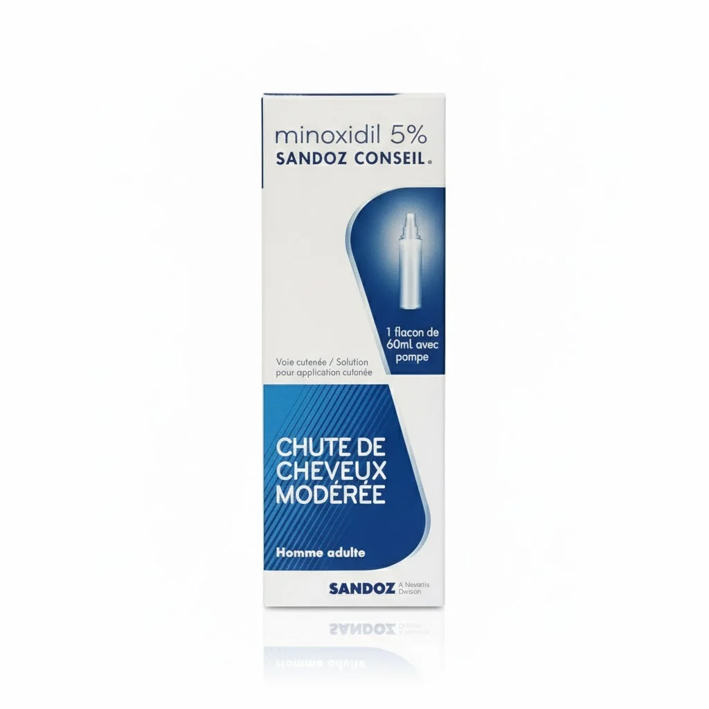 Minoxidil 2% Sandoz 60Ml – 1 Flacon