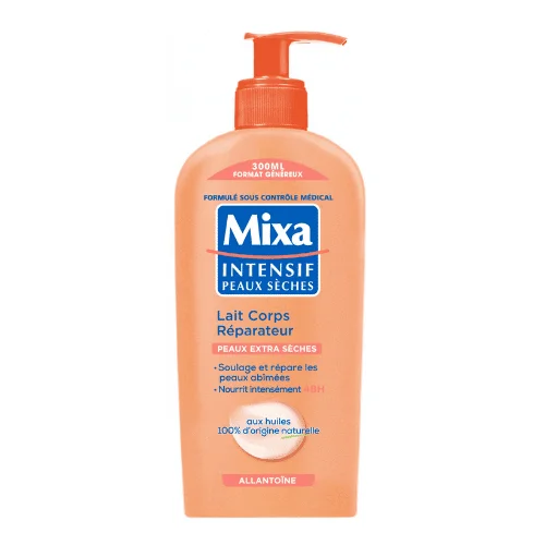  Mixa Lait Corps Réparateur Peaux Extra Sèches 300Ml - produit parapharmaceutique authentique | Parapharmacie Si Ahmed
