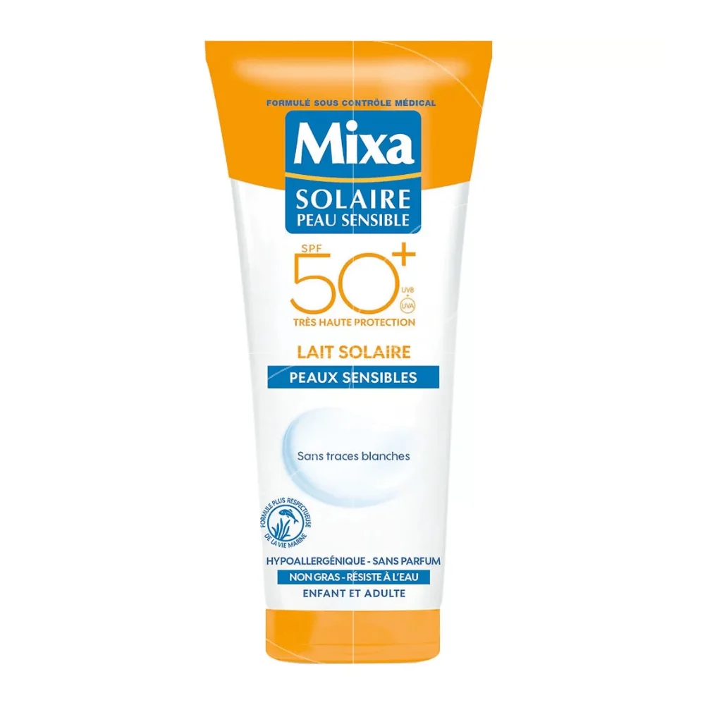  Mixa Solaire Peaux Sensibles Spf50+ 50Ml - produit parapharmaceutique authentique | Parapharmacie Si Ahmed