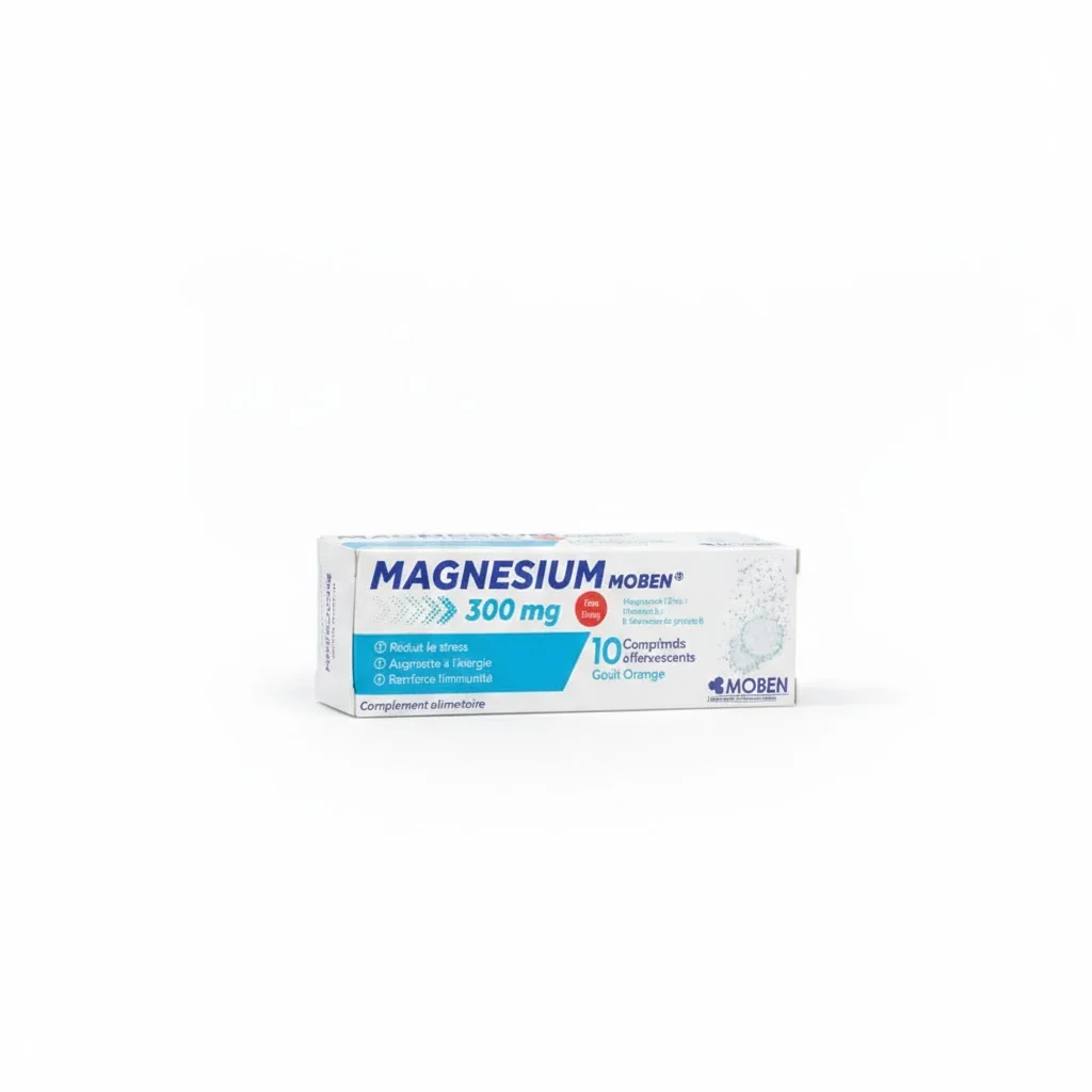 Moben Magnesium 300mg B/10 Comprimés Effevervescents