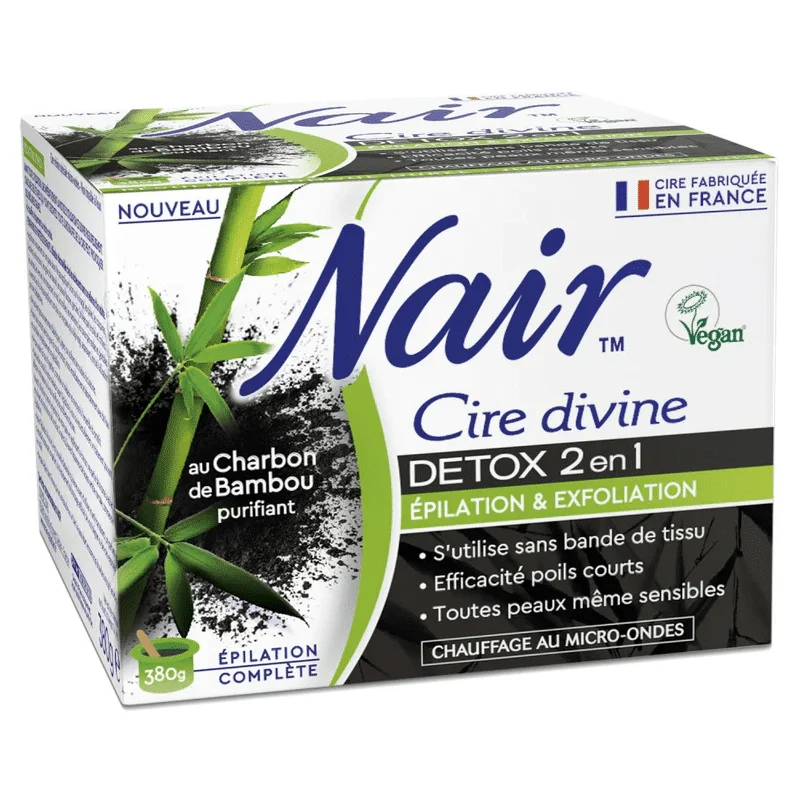  Nair Cire Divine Detox 2En1 380G - produit parapharmaceutique authentique | Parapharmacie Si Ahmed