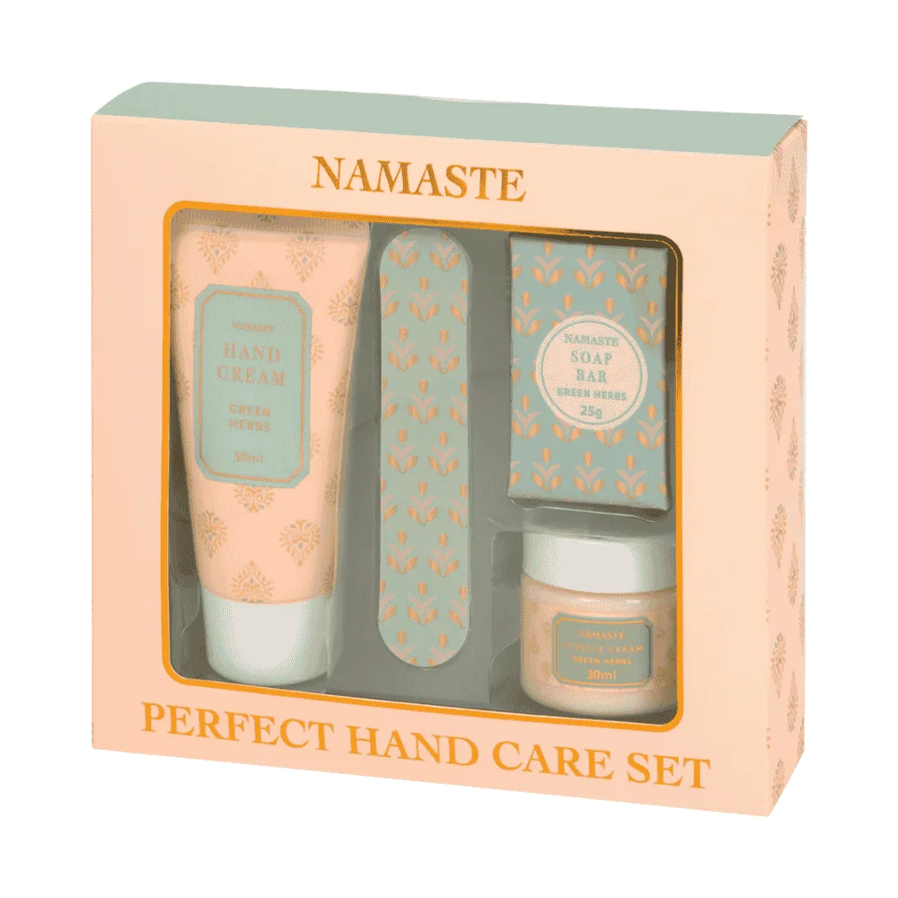  Namaste Perfect Hand Care Set Green Herbs - produit parapharmaceutique authentique | Parapharmacie Si Ahmed
