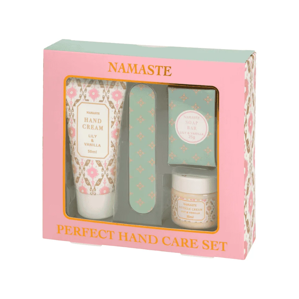  Namaste Perfect Hand Care Set Lily &Amp; Vanilla - produit parapharmaceutique authentique | Parapharmacie Si Ahmed