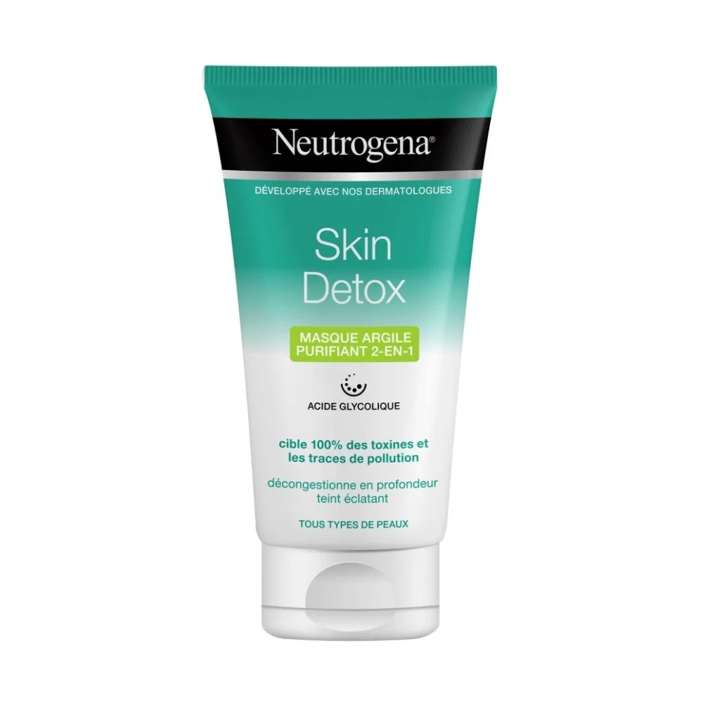  Neutrogena Skin Detox Masque Argile Purifiant - produit parapharmaceutique authentique | Parapharmacie Si Ahmed