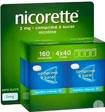 Nicorette COMPRIMER A SUCER 2Mg Menthe INTENSE