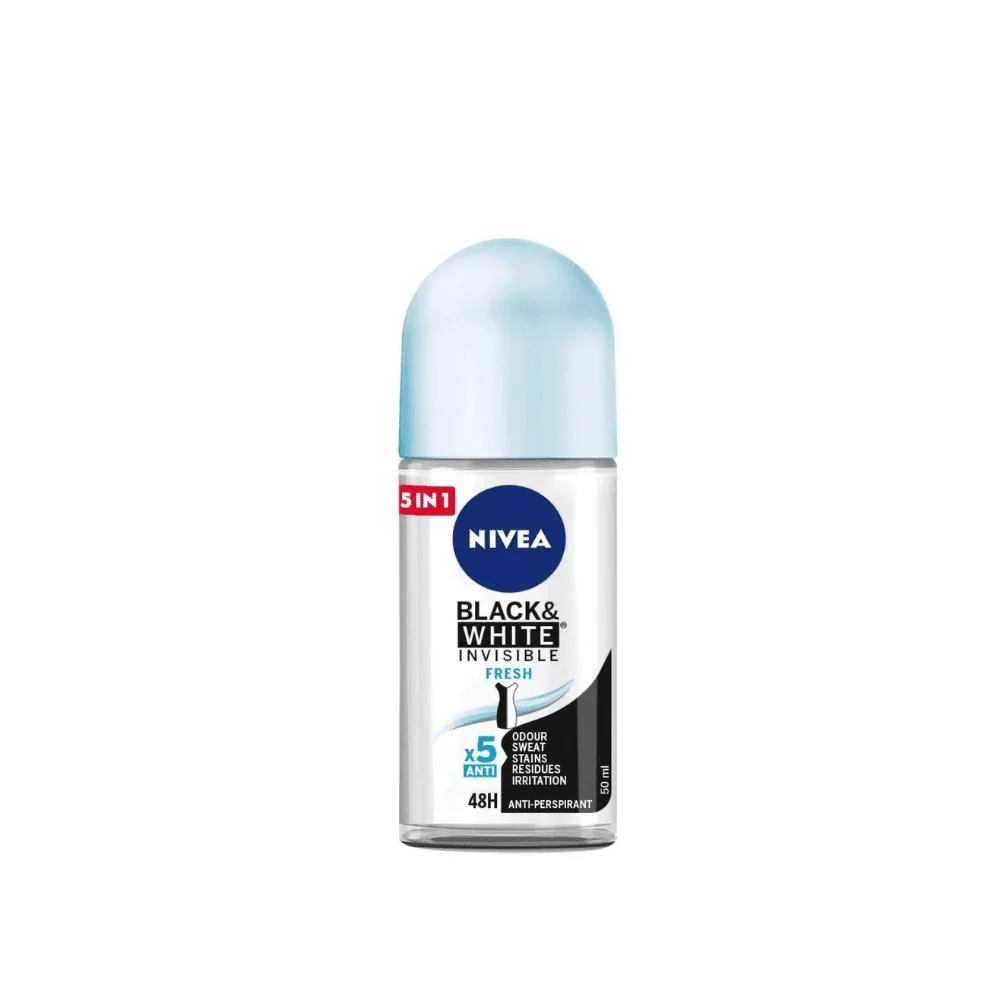  Nivea Black&Amp;White Invisible Fresh Anti Transpirant 50Ml - produit parapharmaceutique authentique | Parapharmacie Si Ahmed
