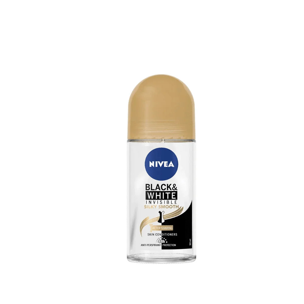  Nivea Black&Amp;White Invisible Silky Smooth Anti Perspirant 50Ml - produit parapharmaceutique authentique | Parapharmacie Si Ahmed