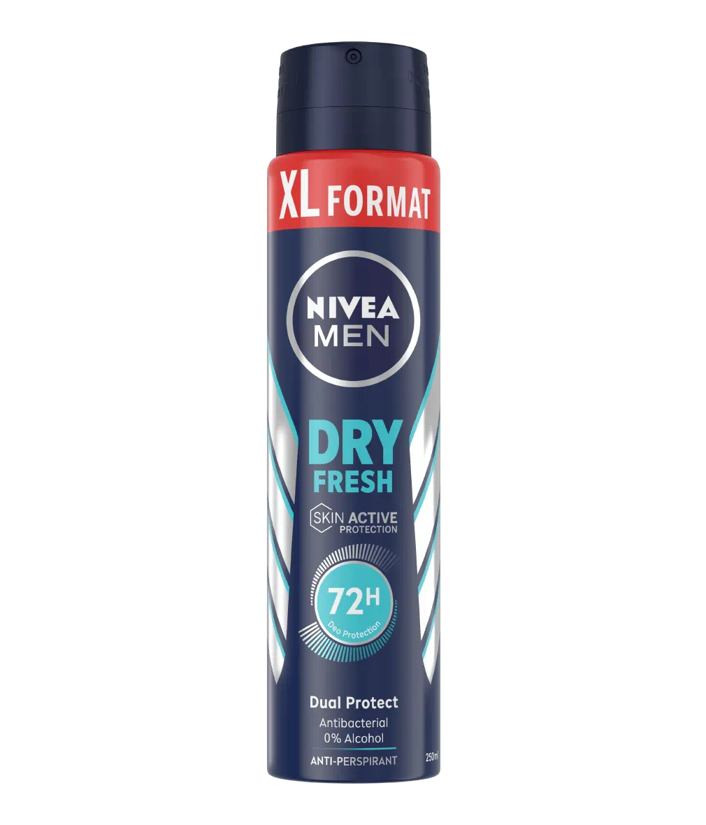  Nivea Men Dry Fresh Deo 250Ml - produit parapharmaceutique authentique | Parapharmacie Si Ahmed