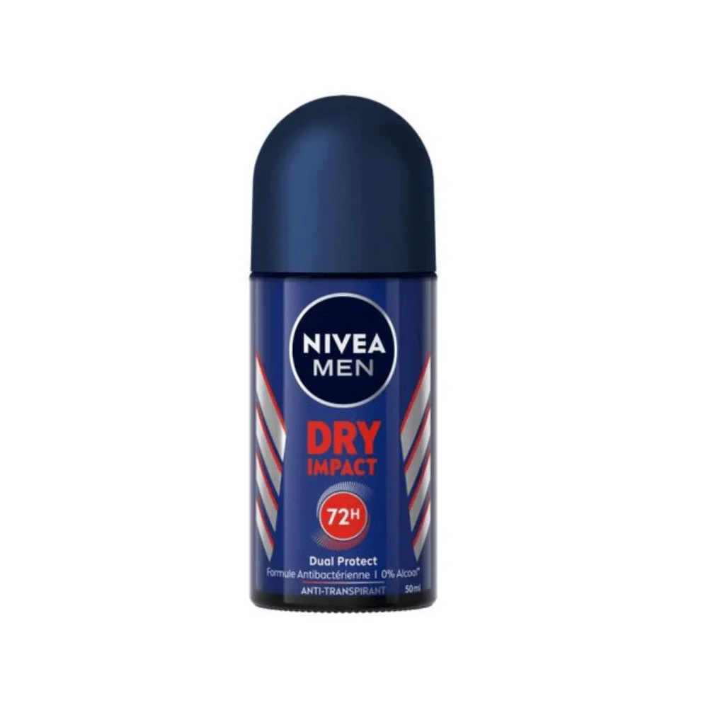  Nivea Men Dry Impact Roll On 50Ml - produit parapharmaceutique authentique | Parapharmacie Si Ahmed