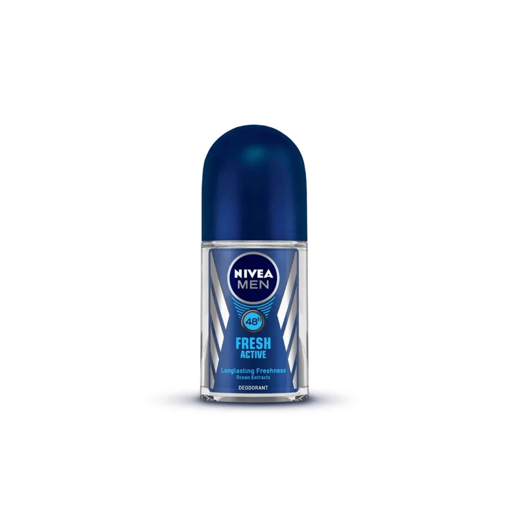  Nivea Men Fresh Active Roll On 50Ml - produit parapharmaceutique authentique | Parapharmacie Si Ahmed