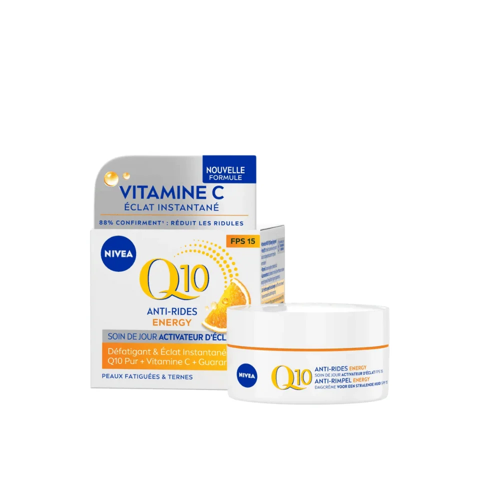  Nivea Q10 Energy Soin Jour Spf15 50Ml - produit parapharmaceutique authentique | Parapharmacie Si Ahmed