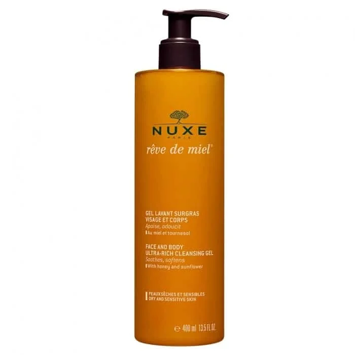  Nuxe Reve De Miel Gel Lavant Surgras 400Ml - produit parapharmaceutique authentique | Parapharmacie Si Ahmed