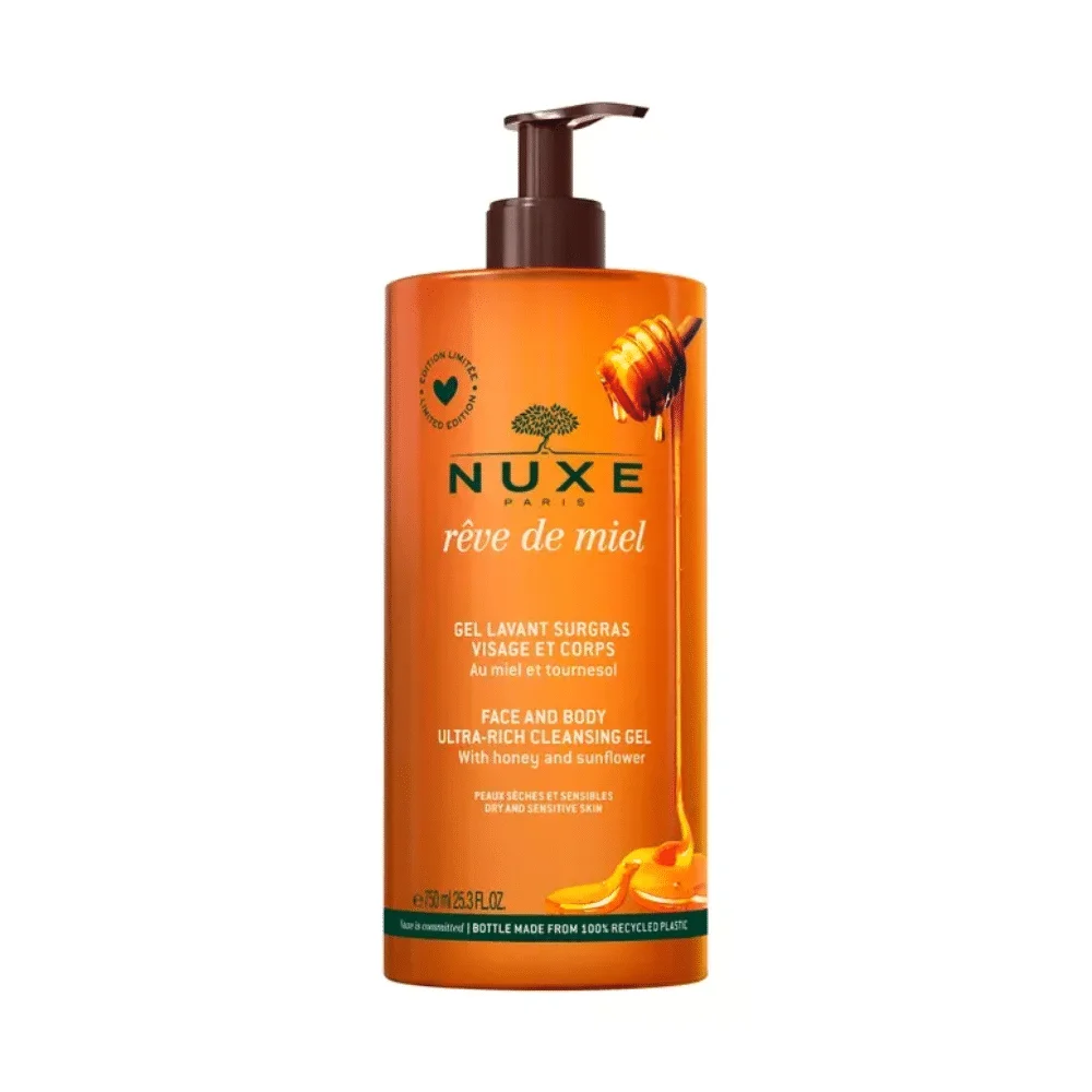  Nuxe Réve De Miel Gel Surgras 750Ml - produit parapharmaceutique authentique | Parapharmacie Si Ahmed