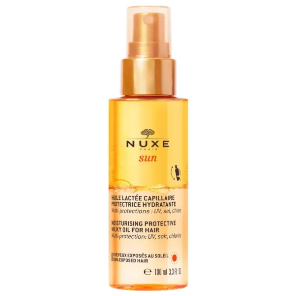  Nuxe Sun Huile Lactee Capillaire 100Ml - produit parapharmaceutique authentique | Parapharmacie Si Ahmed