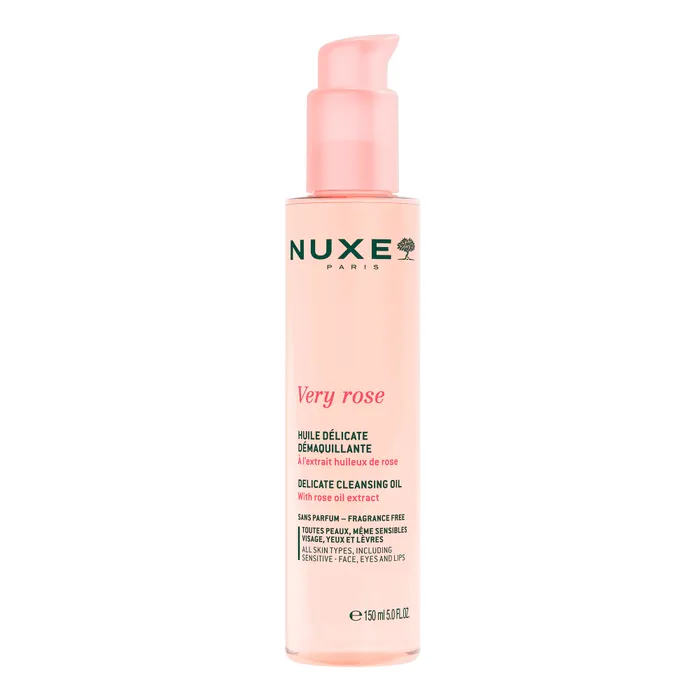  Nuxe Very Rose Huile Delicate Demaquillante 150Ml - produit parapharmaceutique authentique | Parapharmacie Si Ahmed