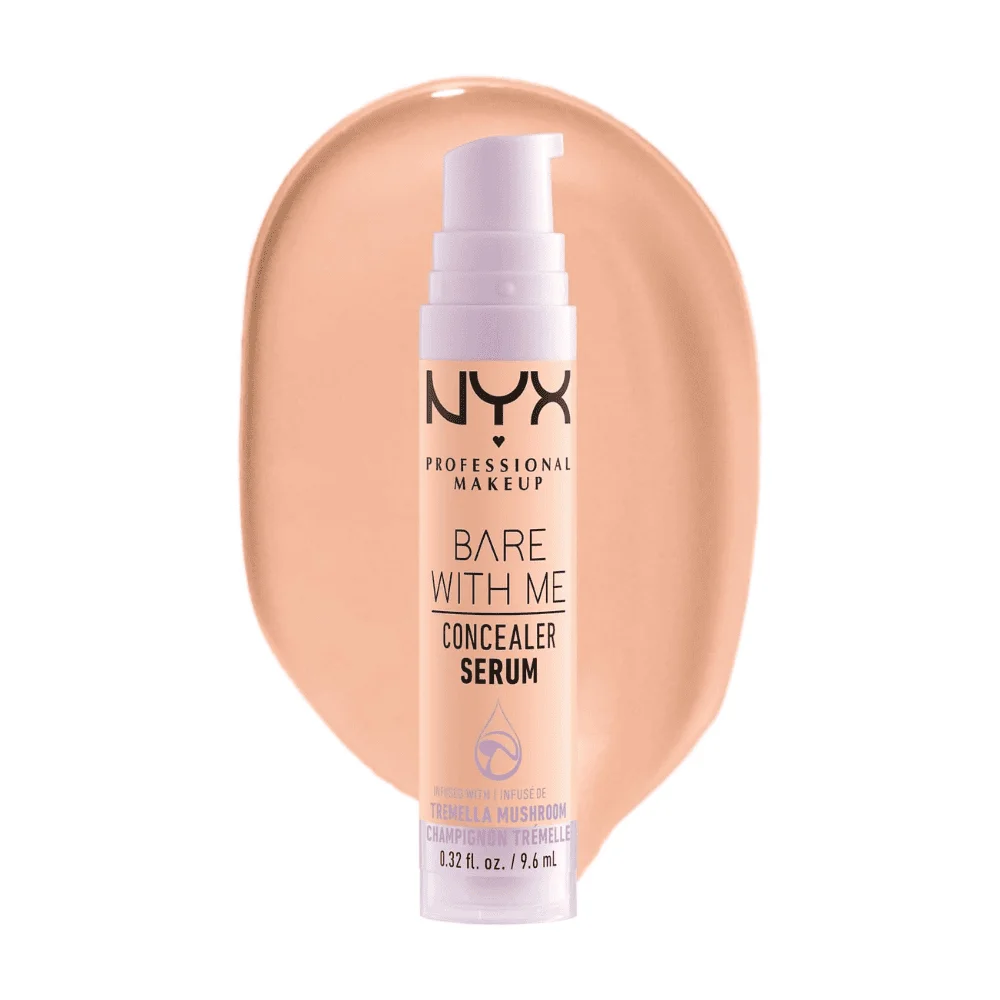  Nyx Bare With Me Concealer Serum 2.5 Medium Vanilla 9.6Ml - produit parapharmaceutique authentique | Parapharmacie Si Ahmed
