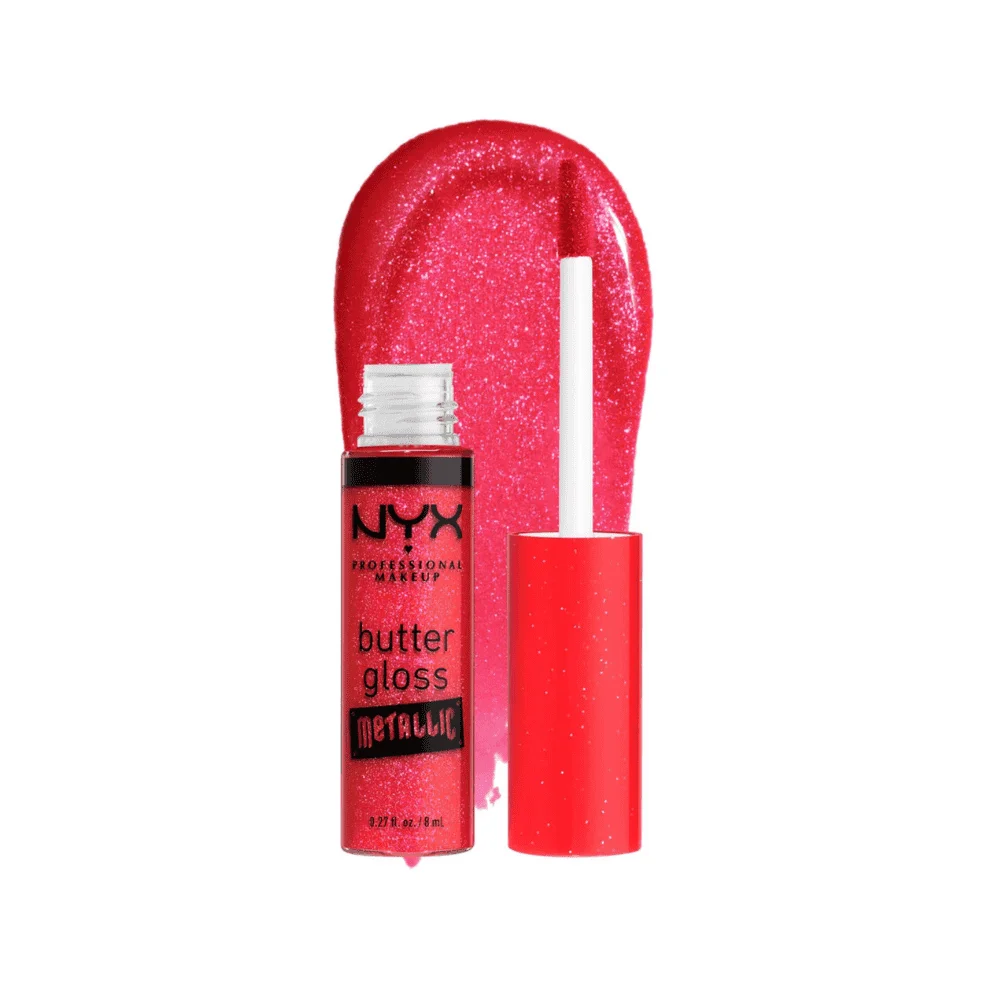  Nyx Butter Gloss Mettalic Blood 8Ml - produit parapharmaceutique authentique | Parapharmacie Si Ahmed