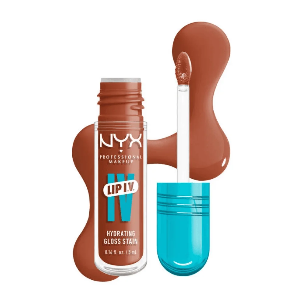 Nyx Lip Iv Hydrating Gloss Serum 01 Caramel Drip 5Ml - produit parapharmaceutique authentique | Parapharmacie Si Ahmed