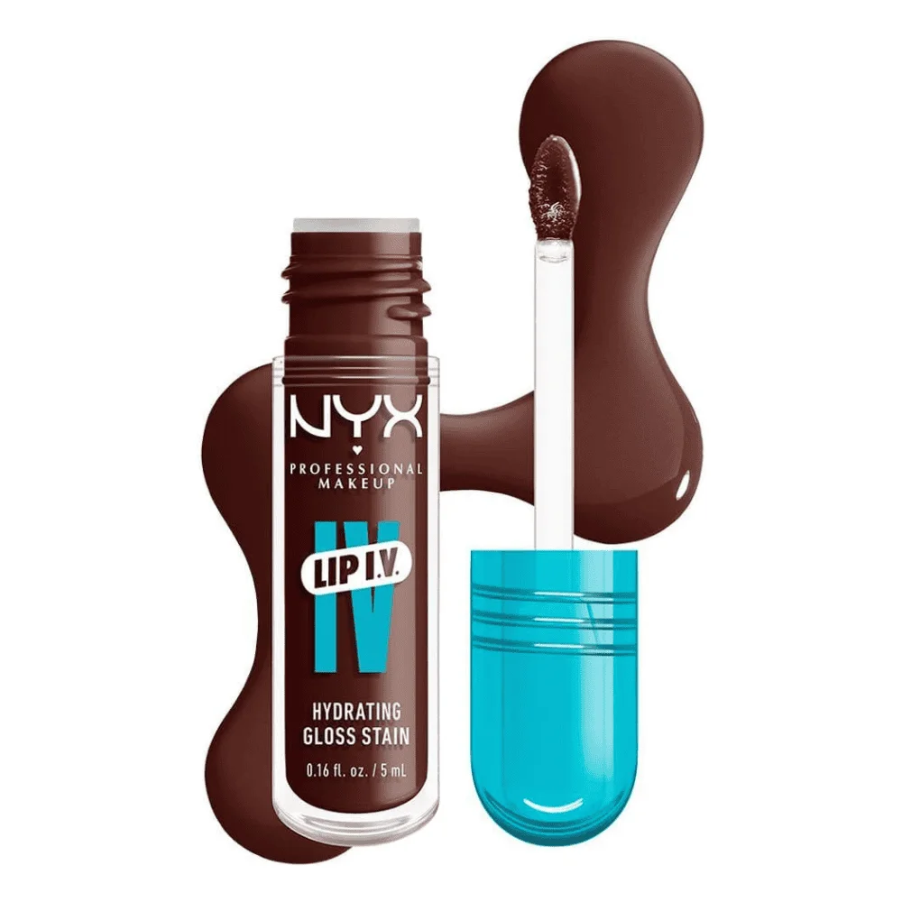  Nyx Lip Iv Hydrating Gloss Serum 05 Mocha Me Wet 5Ml - produit parapharmaceutique authentique | Parapharmacie Si Ahmed