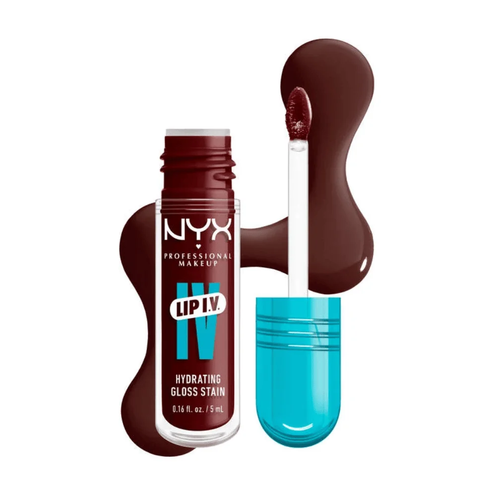  Nyx Lip Iv Hydrating Gloss Serum 15 Water Bout Wine 5Ml - produit parapharmaceutique authentique | Parapharmacie Si Ahmed