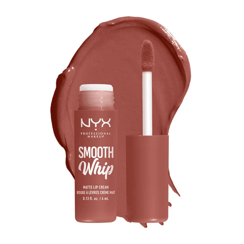  Nyx Smooth Whip Matte Lip Cream Teddy Fluff 4Ml - produit parapharmaceutique authentique | Parapharmacie Si Ahmed