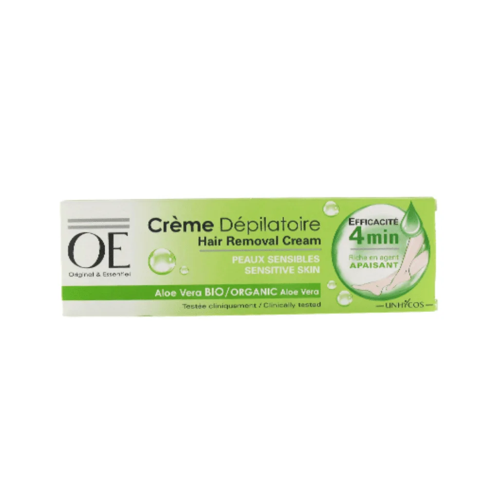  Oe Creme Depilatoire Organic Aloe Vera 100Ml - produit parapharmaceutique authentique | Parapharmacie Si Ahmed