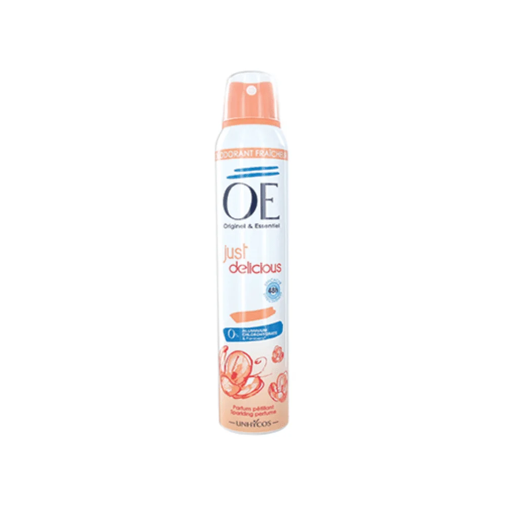  Oe Just Delicious Deo 200Ml - produit parapharmaceutique authentique | Parapharmacie Si Ahmed