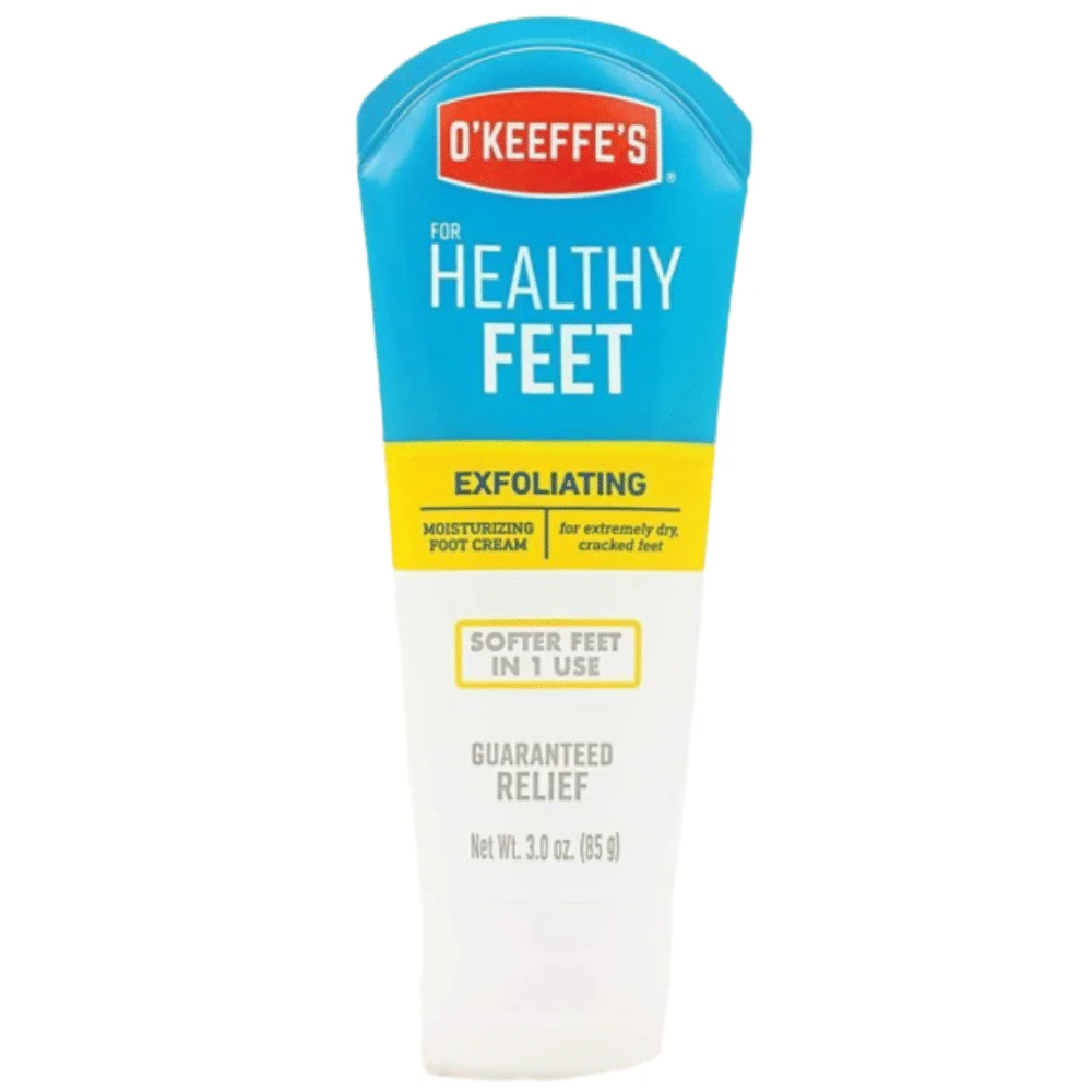  Okeeffes Healthy Feet Exfolaiting Moisturizing Foot Cream 85G - produit parapharmaceutique authentique | Parapharmacie Si Ahmed