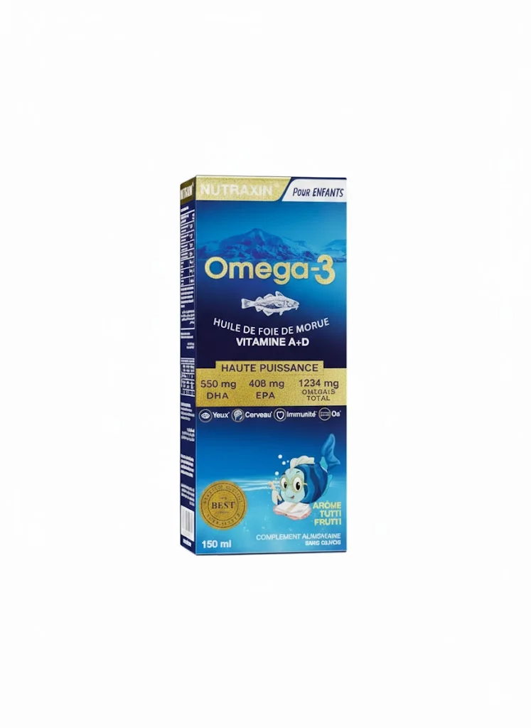 Nutraxin Omega-3 ENFANT - produit parapharmaceutique authentique | Parapharmacie Si Ahmed